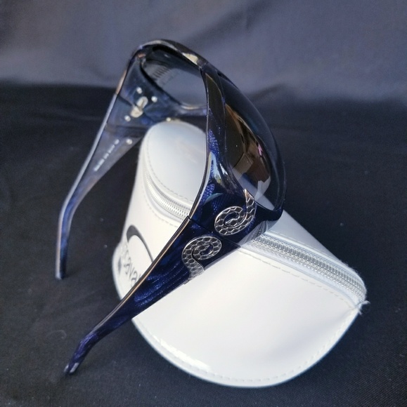 EUC Just Cavalli Sunglasses Cobalt Blue Frame - Picture 4 of 8